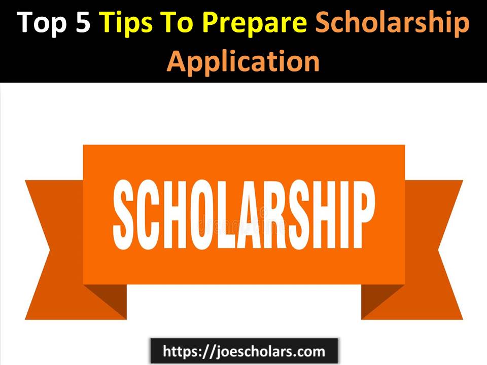 Prepare Scholarship Application