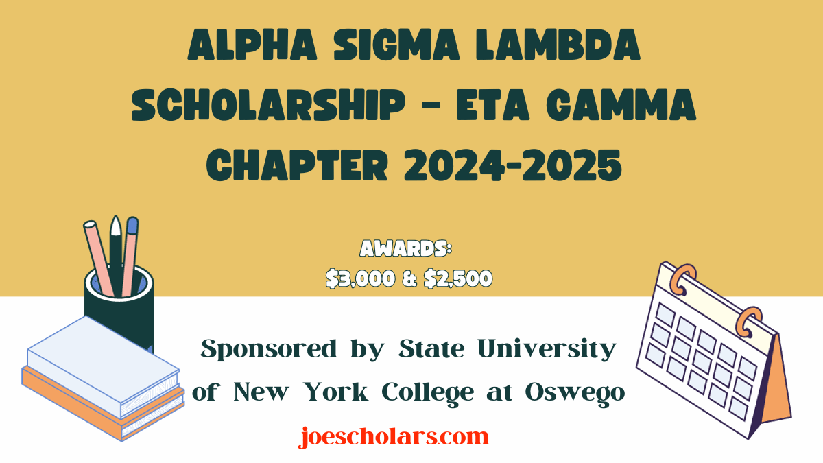 SUNY College at Oswego Alpha Sigma Lambda Scholarship - Eta Gamma Chapter 2024-25