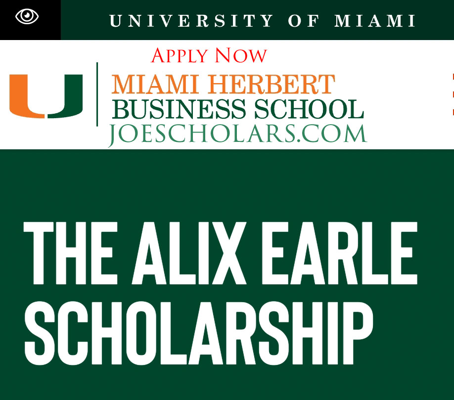 Patti and Allan Herbert Business School - Alix Earle Scholarship program 