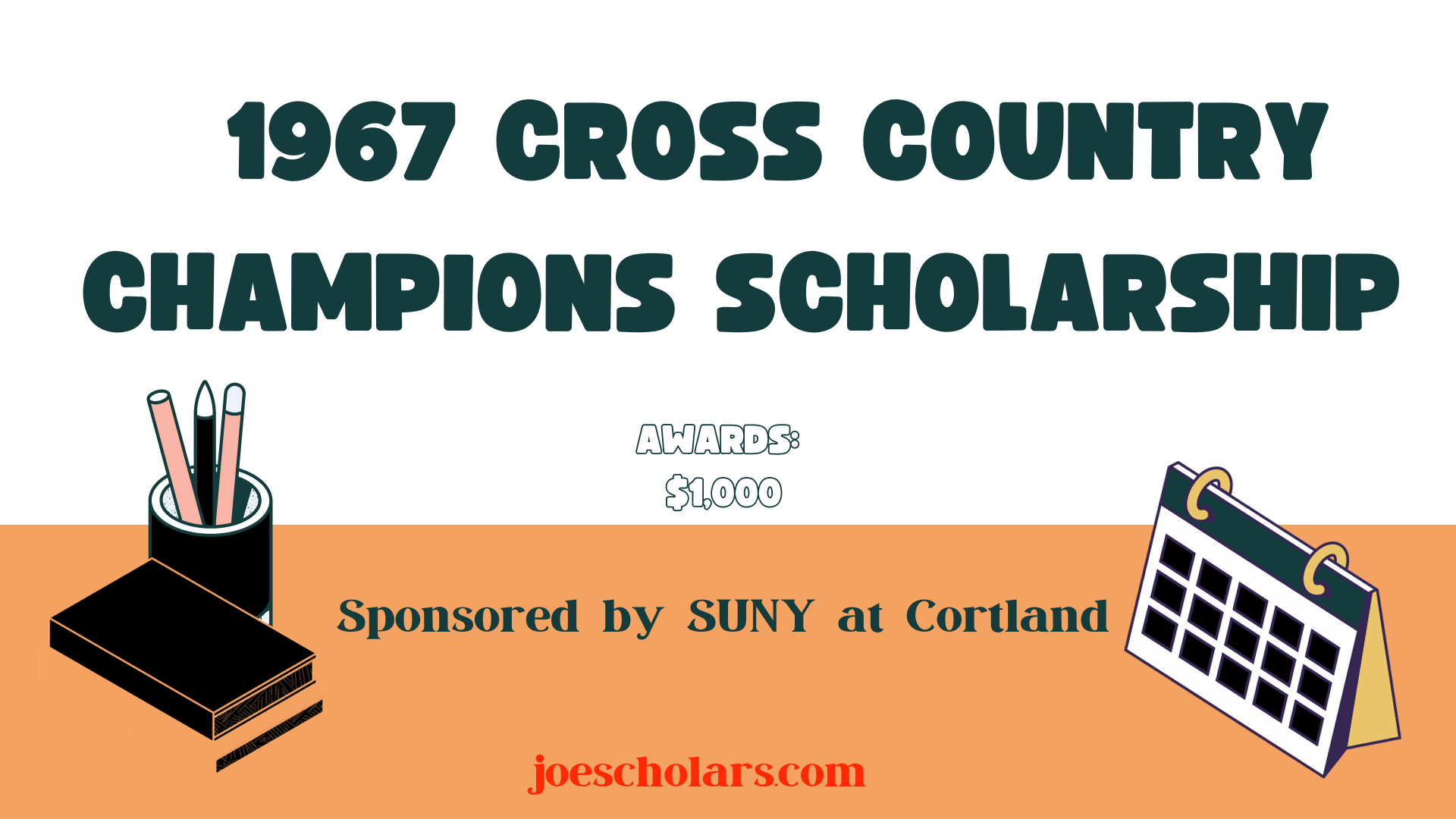  1967 Cross Country Champions Scholarship 