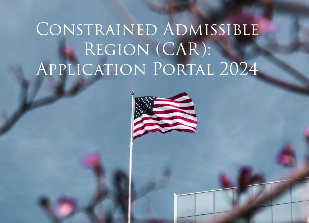 Constrained Admissible Region CAR Application Portal 2024