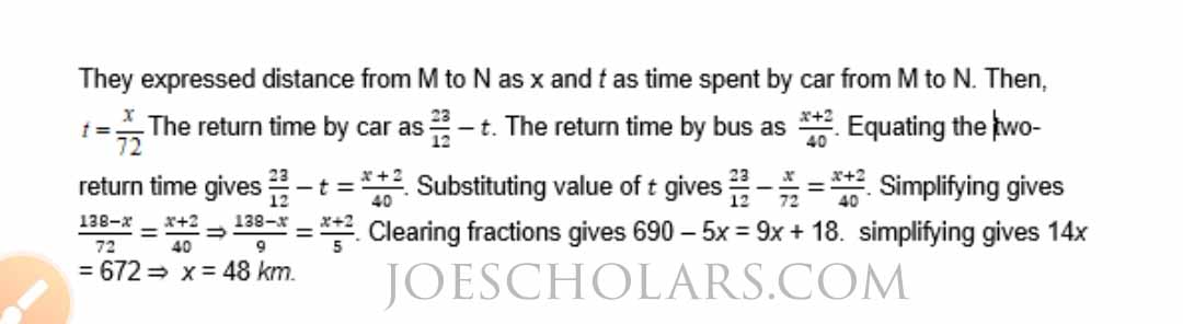 WAEC Mathematics questions and answers 