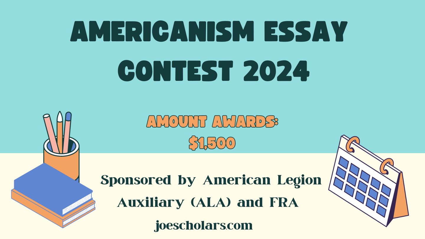 Americanism Essay Contest scholarship