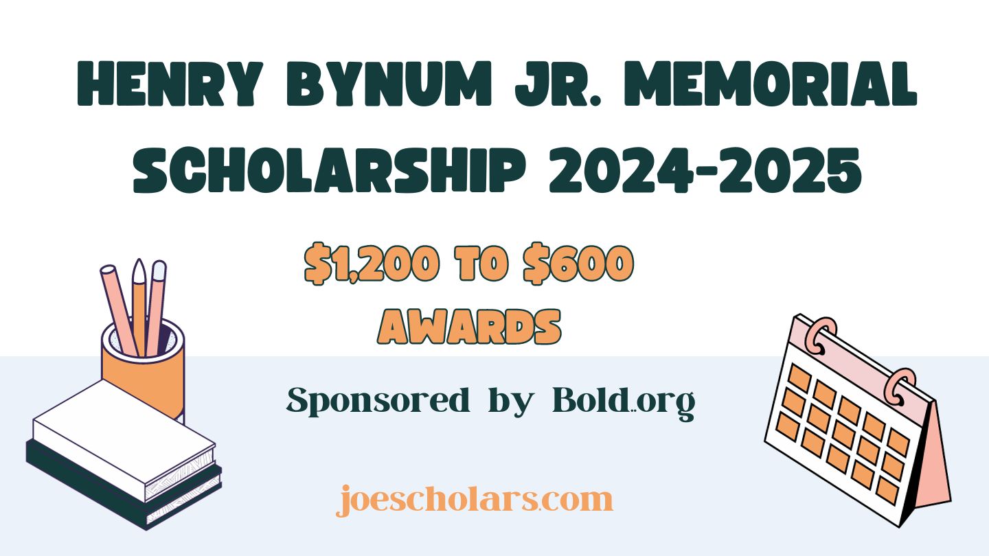 Henry Bynum Jr. Memorial Scholarship