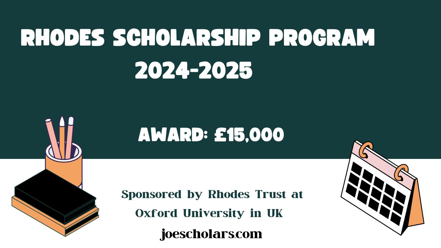 Rhodes Scholarship application program