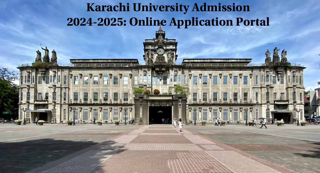 Karachi University Admission Online Application Form